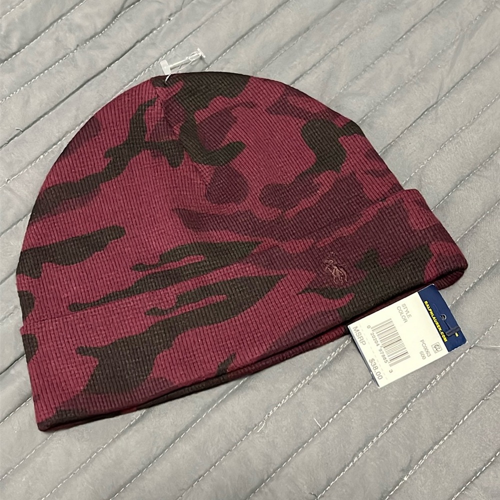 Polo camo beanie